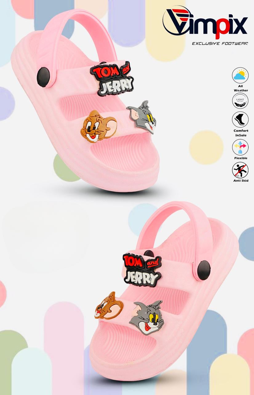 Kids Clogs Tom and Jerry Sriese Pink