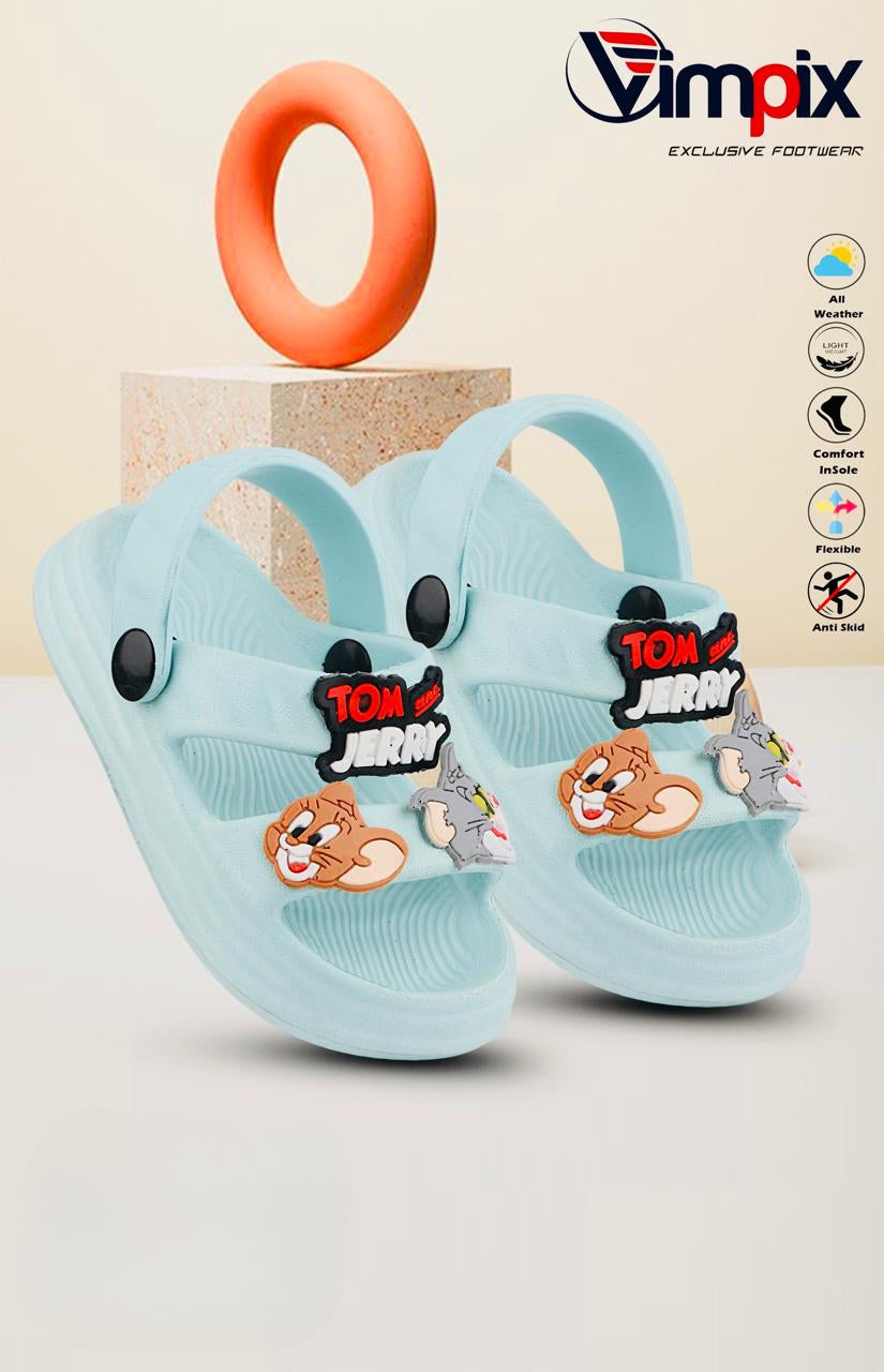 Kids clogs Tom and Jerry Ice Blue