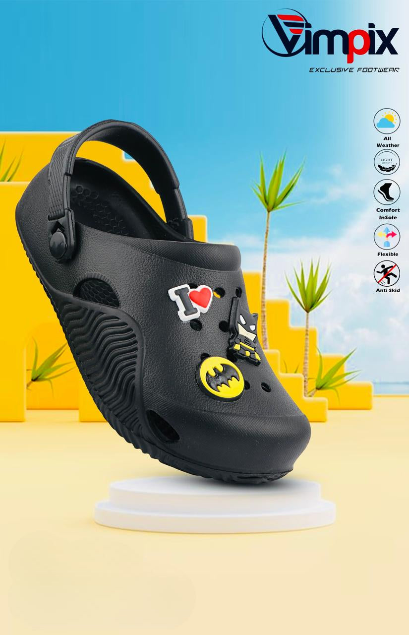 Kids Clogs Black Joy Series