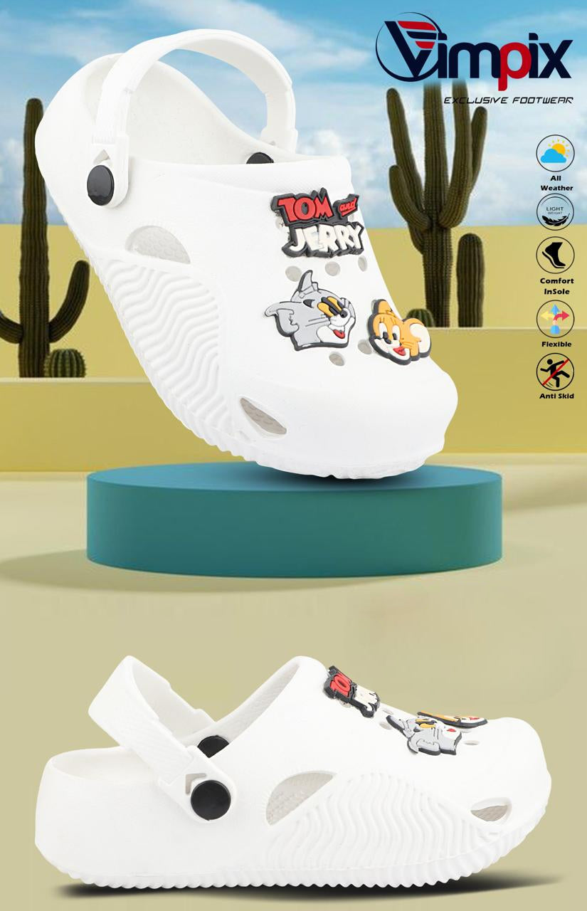 Kids Clogs White Joy Series