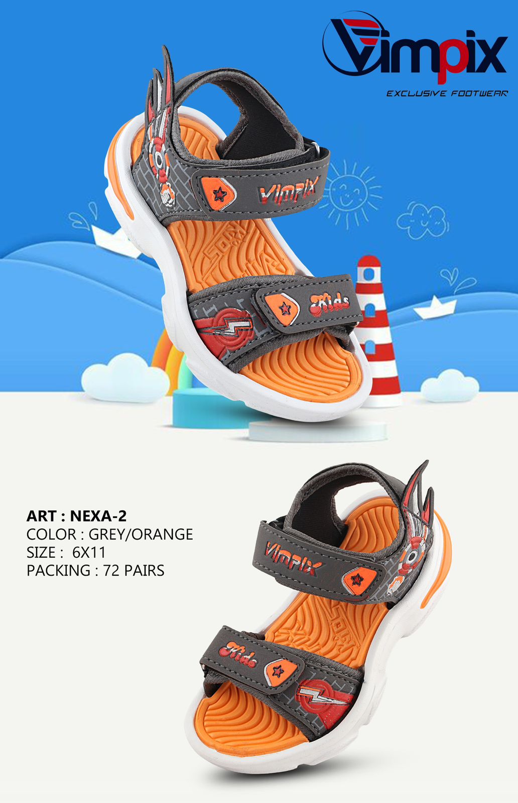 KIDS SANDAL FOR GIRL& BOY NEXA-2