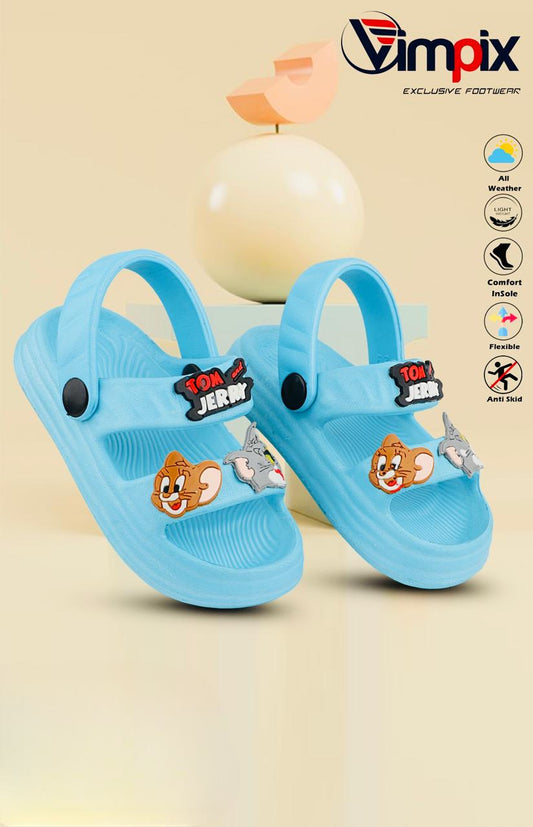 Kids Clogs Tom and Jerry Sky Blue